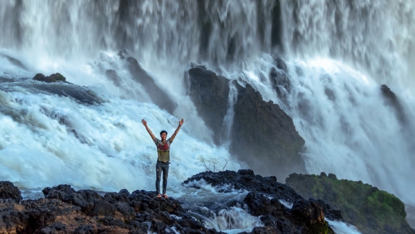 Sae Pong Lai Waterfall , Laos.